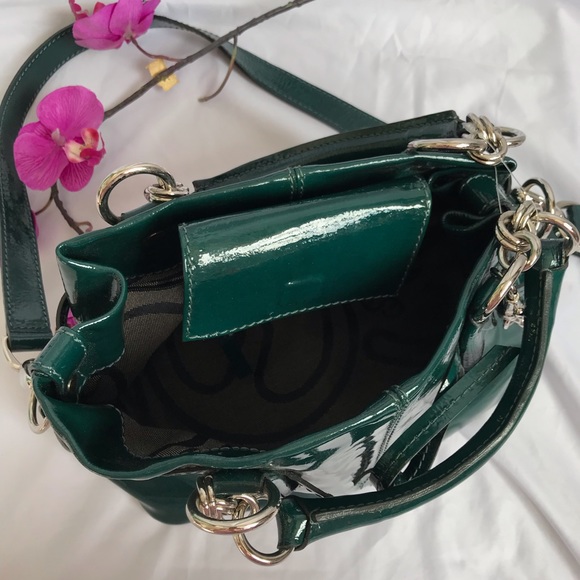 Escada Sport Patent Leather Handbag Made in Italy - Picture 3 of 6
